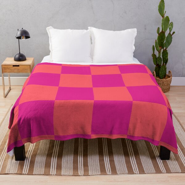 Item preview, Orange and Magenta Checkerboard Pattern designed and sold by tonymagnerart.