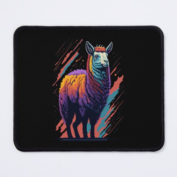Item preview, Colorful Llama Illustration Design designed and sold by The Funscape Store.