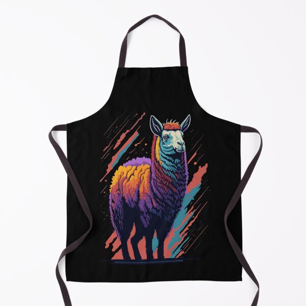 Item preview, Colorful Llama Illustration Design designed and sold by The Funscape Store.