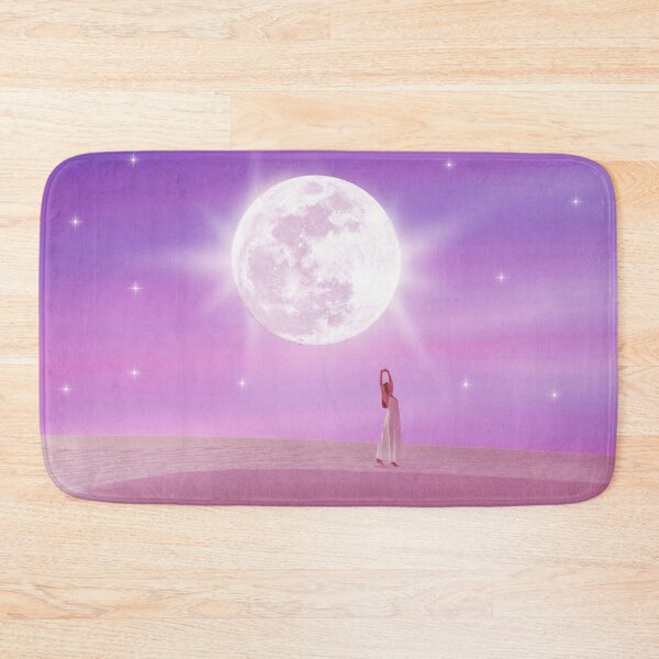 Item preview, Moon Glowing In Magical Desert  designed and sold by Yasmine khalifa.