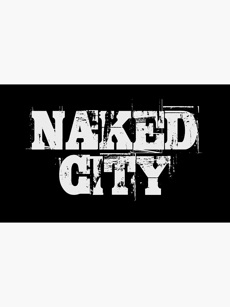 Thumbnail 3 of 3, Sticker, Naked City WHITE designed and sold by StudioDestruct.