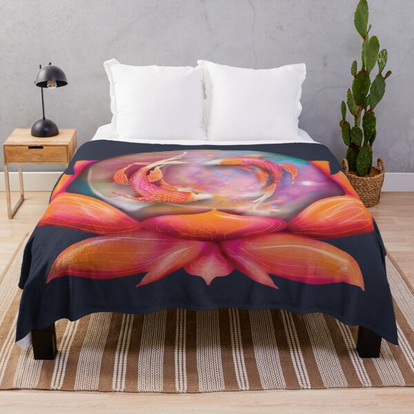 Item preview, Lotus Koi Fish Pond designed and sold by Karin Taylor.