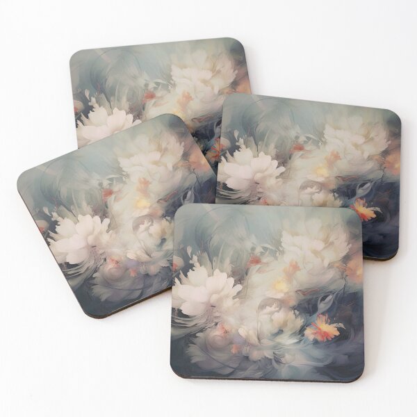 Item preview, Serene Floral Abstract Art designed and sold by Soulsystem123.