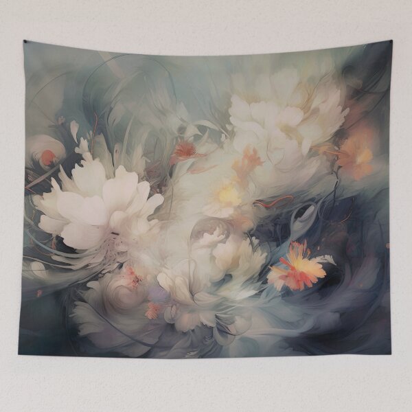 Item preview, Serene Floral Abstract Art designed and sold by Soulsystem123.