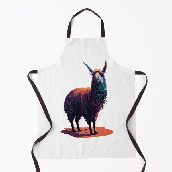 Item preview, Colorful Llama Illustration Design designed and sold by The Funscape Store.