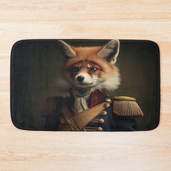 Item preview, Fox in Military Uniform, Animal Renaissance Portrait designed and sold by Futuriddle.