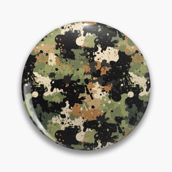 Item preview, Camo Grunge Splatter Paint Style Illustrated Seamless Pattern designed and sold by PatternsFTW.