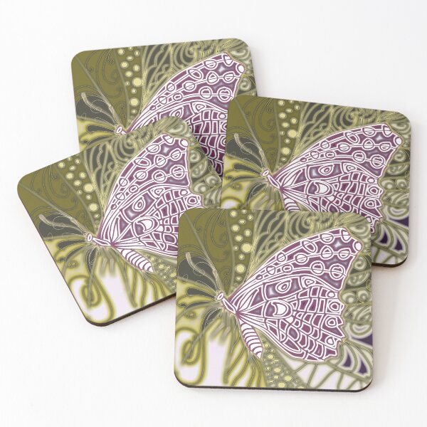 Item preview, abstraction, ink, patterns, circle, butterfly designed and sold by bonjourmadame4.