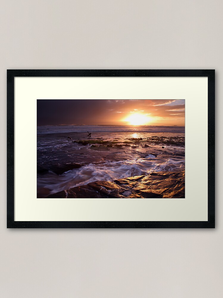 Alternate view of Marie Gabrielle Anchor, Shipwreck Coast, Australia Framed Art Print