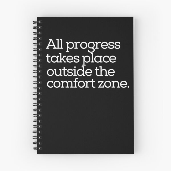 Item preview, All progress takes place outside the comfort zone designed and sold by tinytwist.