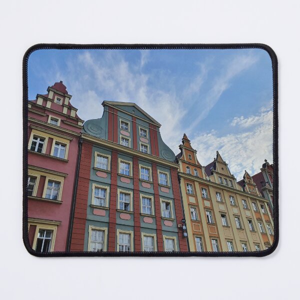 Item preview, Wroclaw old town colorful houses in Poland designed and sold by TalBright.