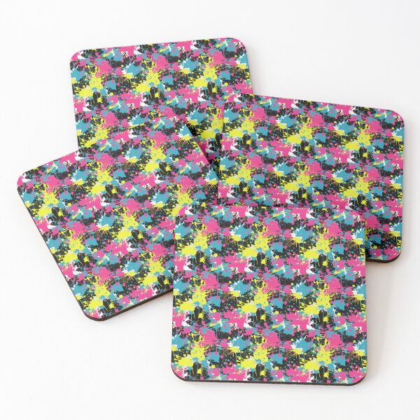 Item preview, 80's Grunge Splatter Paint Style Illustrated Seamless Pattern designed and sold by PatternsFTW.