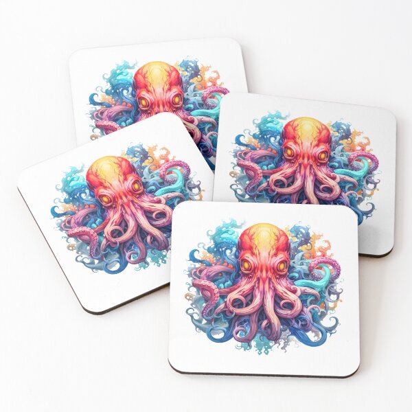 Item preview, Psychedelic Octopus Art - Sea Monster With Tentacles - Ocean Creature designed and sold by AlanPhotoArt.