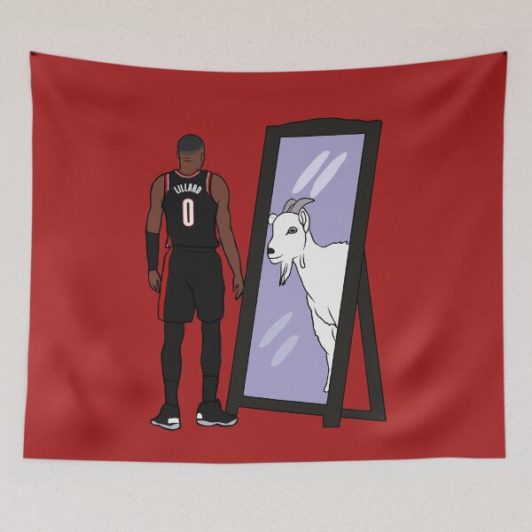Item preview, Damian Lillard Mirror GOAT designed and sold by RatTrapTees.