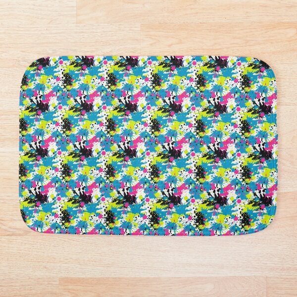 Item preview, 80's Neon Grunge Splatter Paint Style Illustrated Seamless Pattern designed and sold by PatternsFTW.