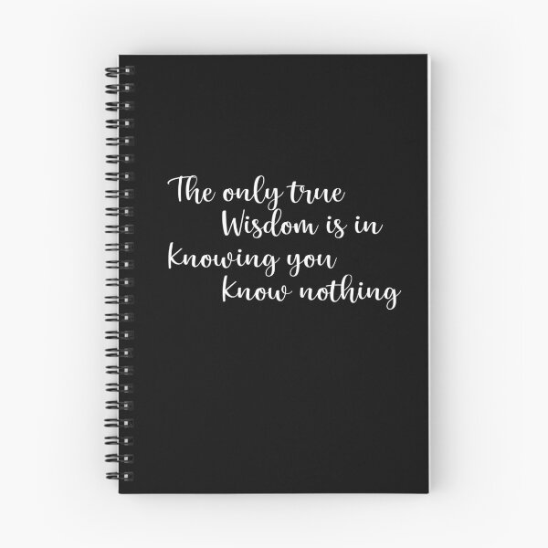 Item preview, The only true wisdom is in knowing you know nothing designed and sold by YBsahadow.