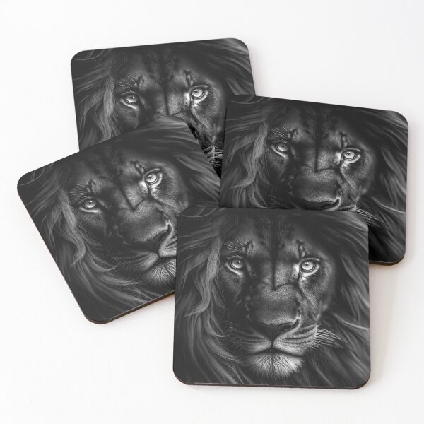Item preview, black lion king art poster designed and sold by Mk5studio.