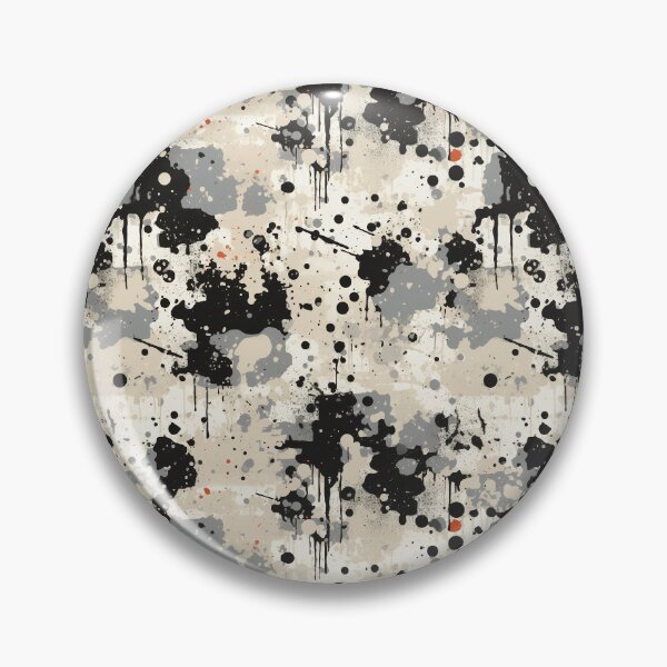 Item preview, White Grunge Splatter Paint Style Illustrated Seamless Pattern designed and sold by PatternsFTW.
