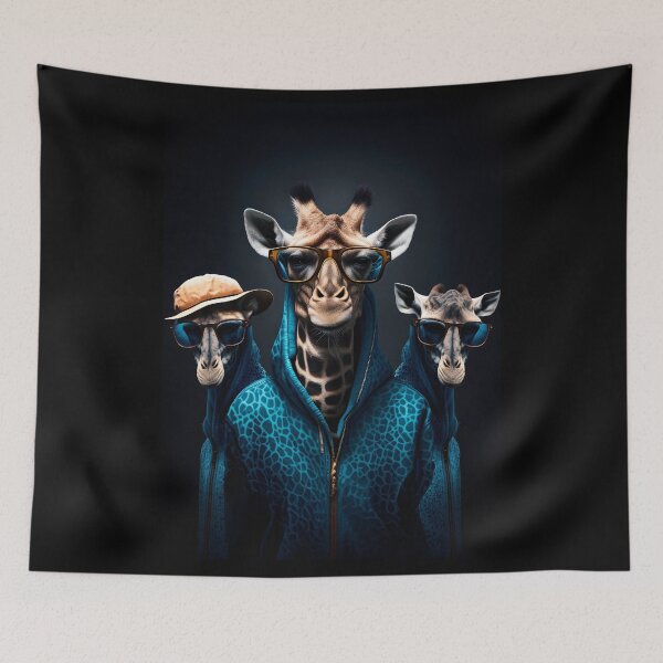 Item preview, cool Giraffes black and white poster  Giraffes wallpaper  Giraffes cute photos  designed and sold by Mk5studio.