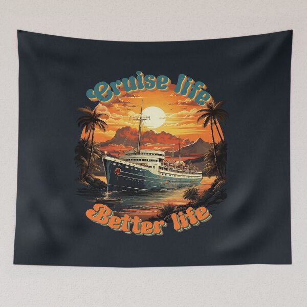 Item preview, Cruise Mode On, Funny Cruise Quote designed and sold by PRYMULLART.