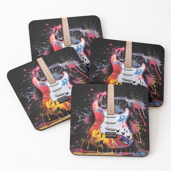 Item preview, Guitar Art - Abstract Digital - Fender Stratocaster designed and sold by Smiling Collie Designs.