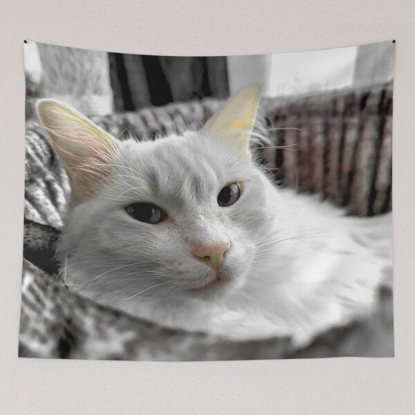 Item preview, White Cat designed and sold by ontological.