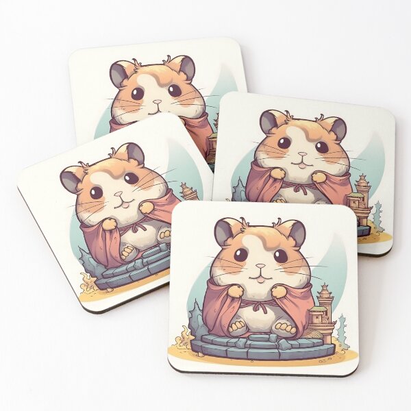 Item preview, ADORABLE & CUTE BUDDHA HAMSTER designed and sold by Chatna-Chibi.