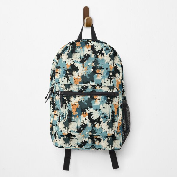 Camo Spray Paint Pattern Backpack for Sale by drawbey