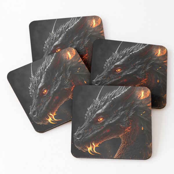 Item preview, fire angry black dragon epic designed and sold by Mk5studio.