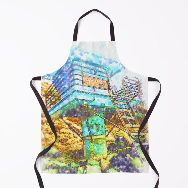 Item preview, Life Guard Station At The Bottom Of The Bluff designed and sold by KirtTisdale.