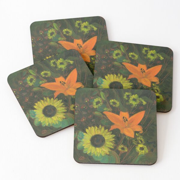 Item preview, Summer Sunflower with Lily designed and sold by HelenDBVickers.