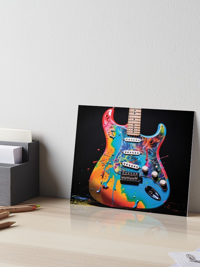 Guitar Art - Abstract Digital - Fender Stratocaster