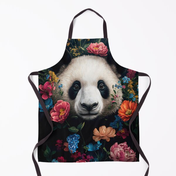 Item preview, cool panda with flowers art work poster designed and sold by Mk5studio.