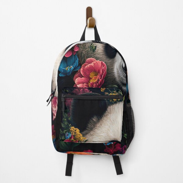 Item preview, cool panda with flowers art work poster designed and sold by Mk5studio.