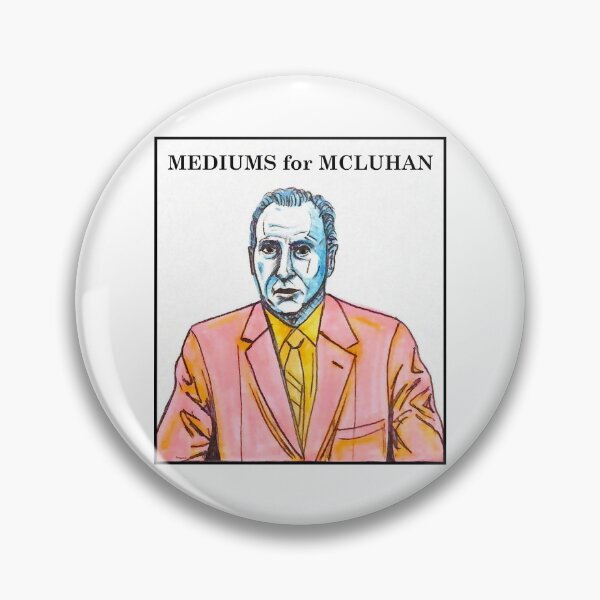 Artikelvorschau, Philosopher Doodle Portrait: Mediums for McLuhan entworfen und verkauft von spldoodles.
