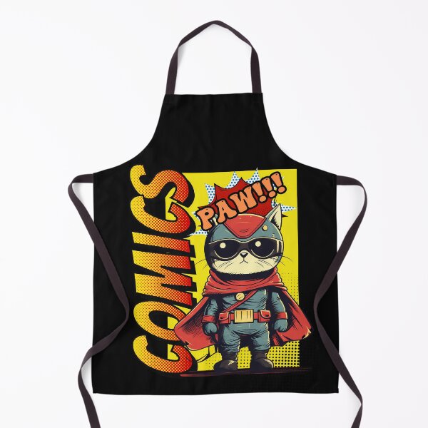 Item preview, Superhero Cat - Comic Graphic designed and sold by MTJ-Mushrooms.