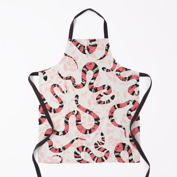 Item preview, Multi-Directional Textured Scarlet Snakes in the Forest - Pink designed and sold by Valerie Englehart.