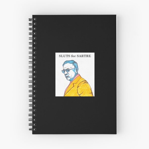 Item preview, Philosopher Doodle Portrait: Sluts for Sartre designed and sold by spldoodles.