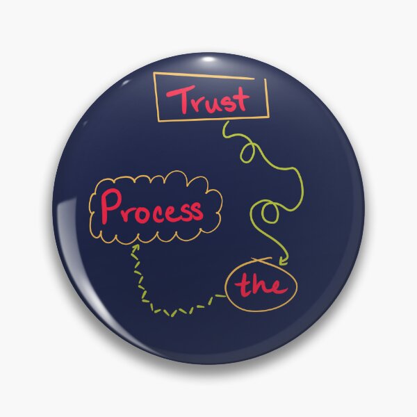 Item preview, Trust the Process Flowchart designed and sold by LuxusLiner.