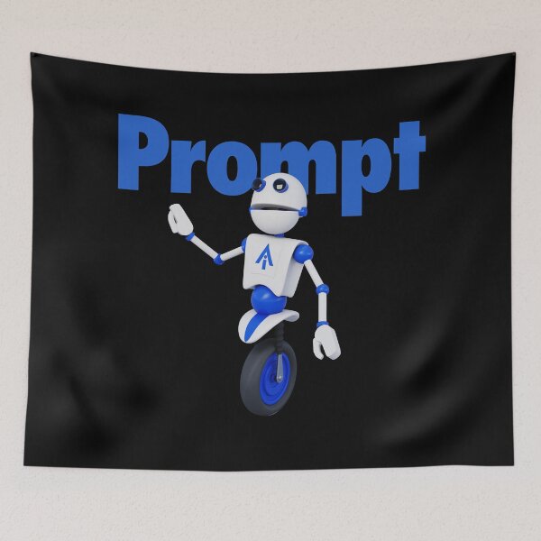 Item preview, AI Robot Prompt 3D Render in Chatbot designed and sold by GAEDesigns.