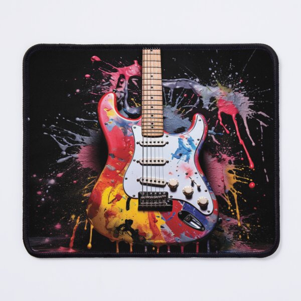 Item preview, Guitar Art - Abstract Digital - Fender Stratocaster designed and sold by Smiling Collie Designs.