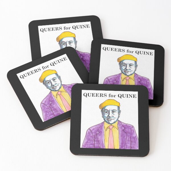 Artikelvorschau, Philosopher Doodle Portrait: Queers for Quine entworfen und verkauft von spldoodles.