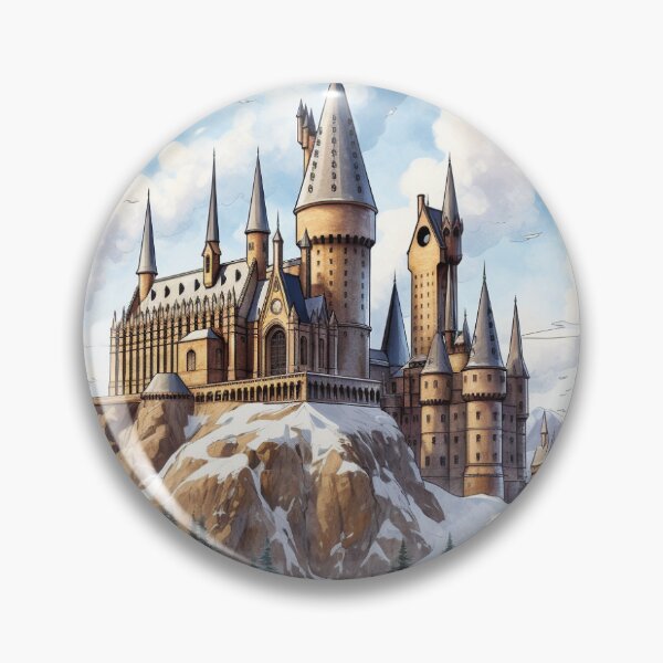 Item preview, Magic Castle in Snow Illustration designed and sold by FuturisticV.