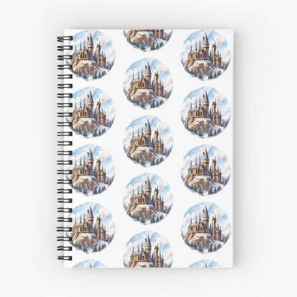 Item preview, Magic Castle in Snow Illustration designed and sold by FuturisticV.