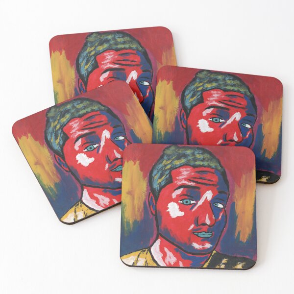 Item preview, expressionist portrait designed and sold by pugki.