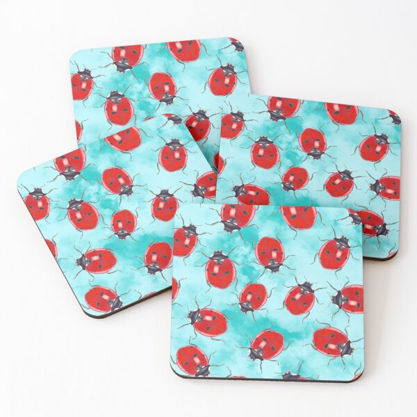 Item preview, Red Ladybugs Garden Goddess Illustrated on Clouds designed and sold by Sockstomistic.