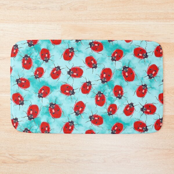 Item preview, Red Ladybugs Garden Goddess Illustrated on Clouds designed and sold by Sockstomistic.