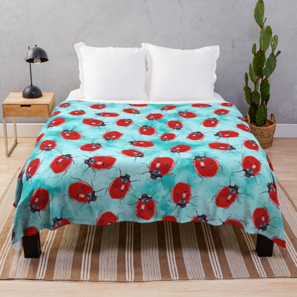 Item preview, Red Ladybugs Garden Goddess Illustrated on Clouds designed and sold by Sockstomistic.