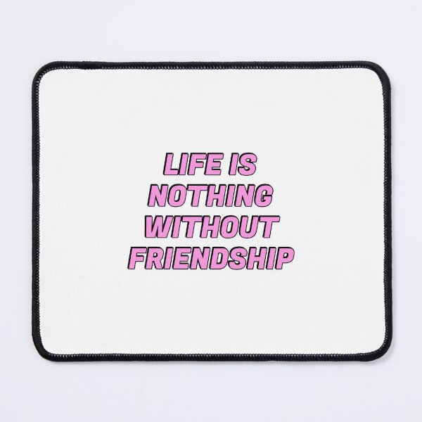 Item preview, Cicero quote on friends - Life is nothing without friendship designed and sold by Inspirationmotivation.
