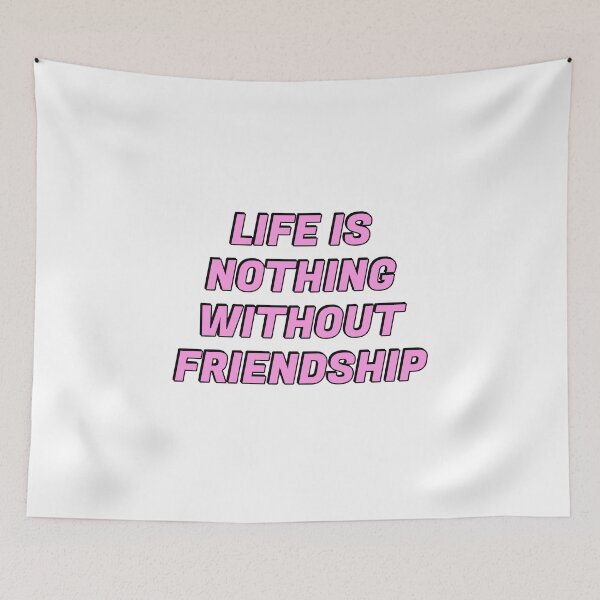 Item preview, Cicero quote on friends  - Life is nothing without friendship  designed and sold by Inspirationmotivation.